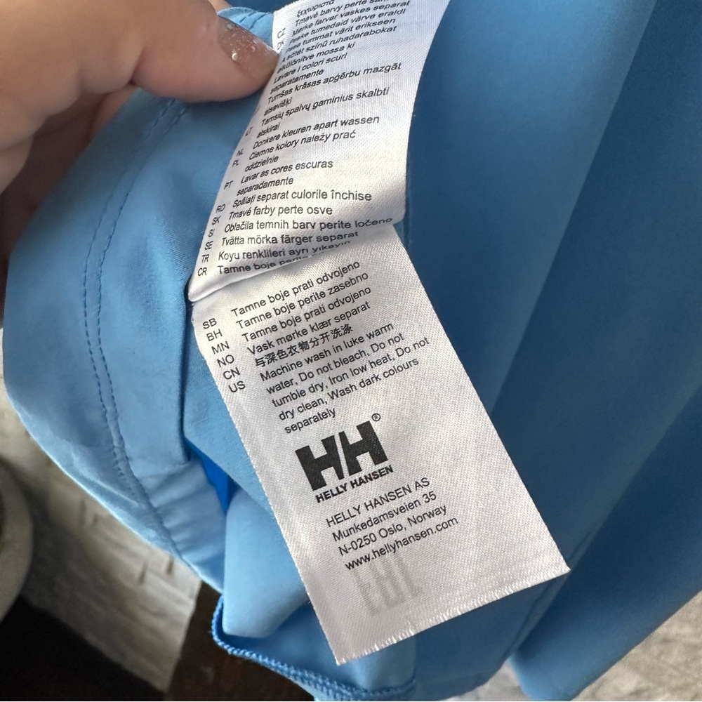 Helly Hansen Blue Polyester Elastane Short Sleeve… - image 5